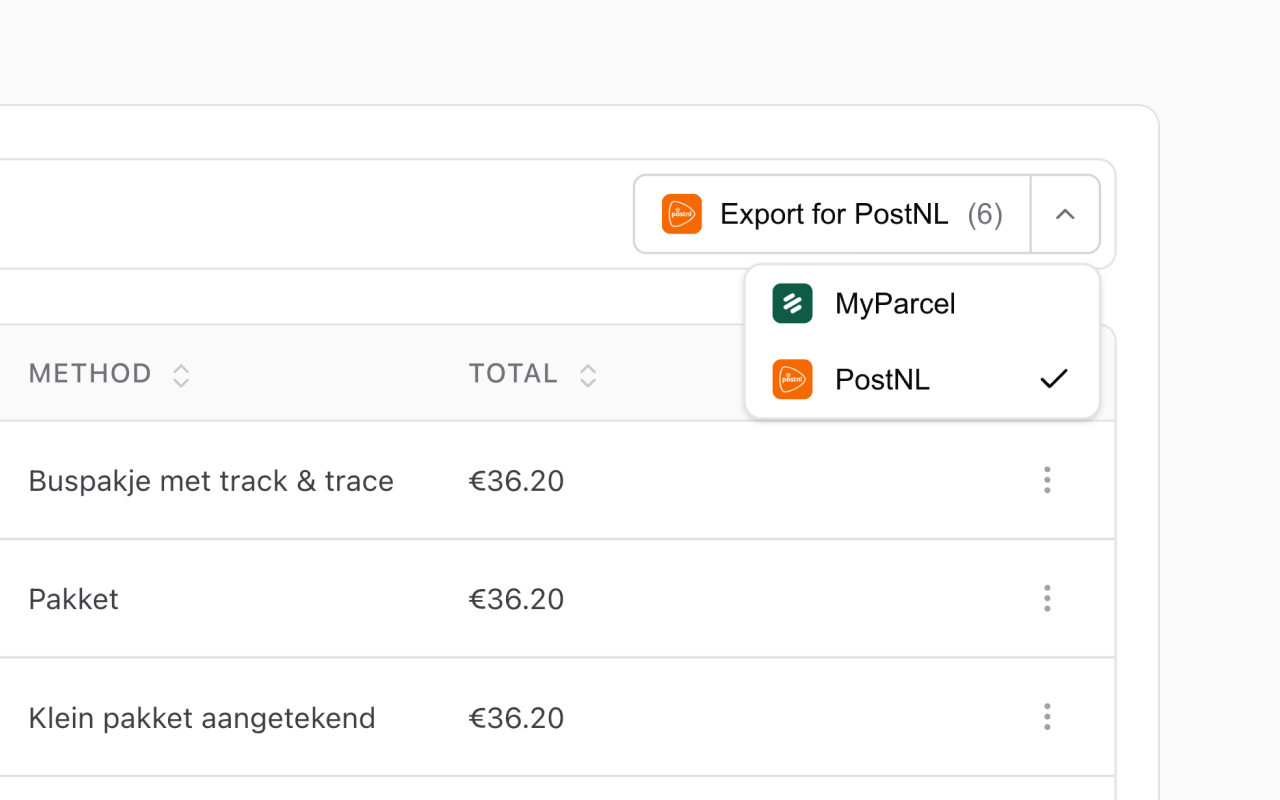 CardSync dashboard with bulk export